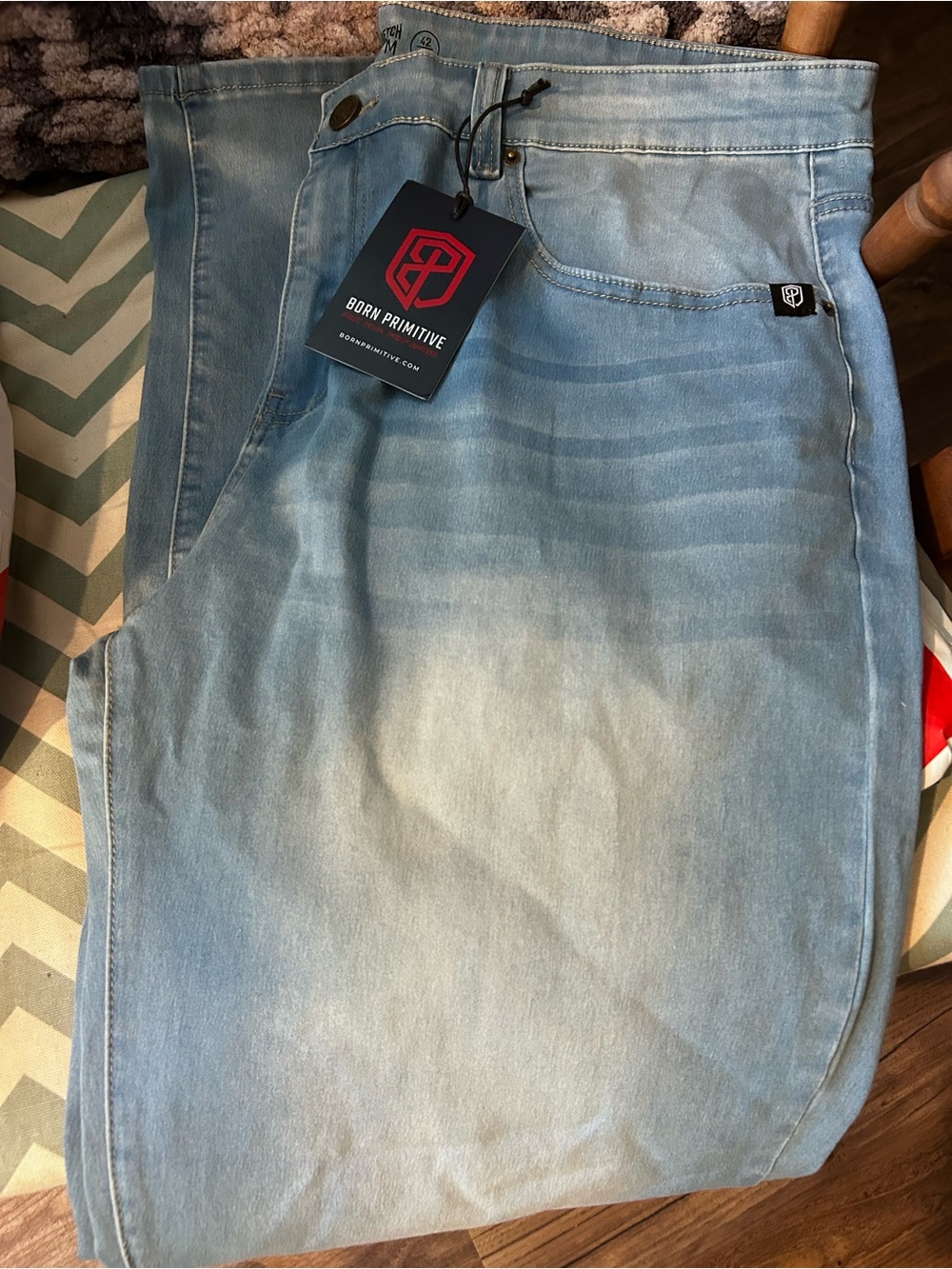 Born Primitive Men's Flex Stretchy Athletic Jeans